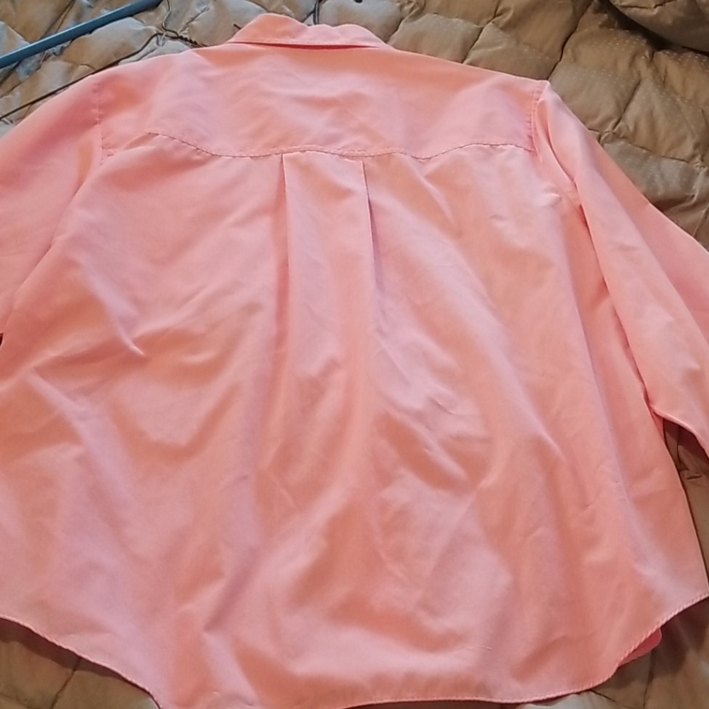 Pink Button Down - Picture 3 of 6